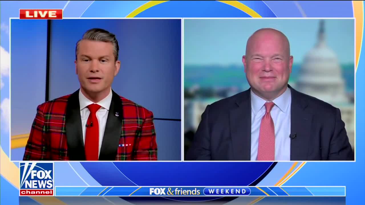 Matt Whitaker on FOX and Friends Sunday 12/18/2022