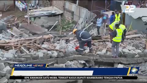 Bangunan Bertingkat di Nairobi Ambruk, 2 Orang Tewas