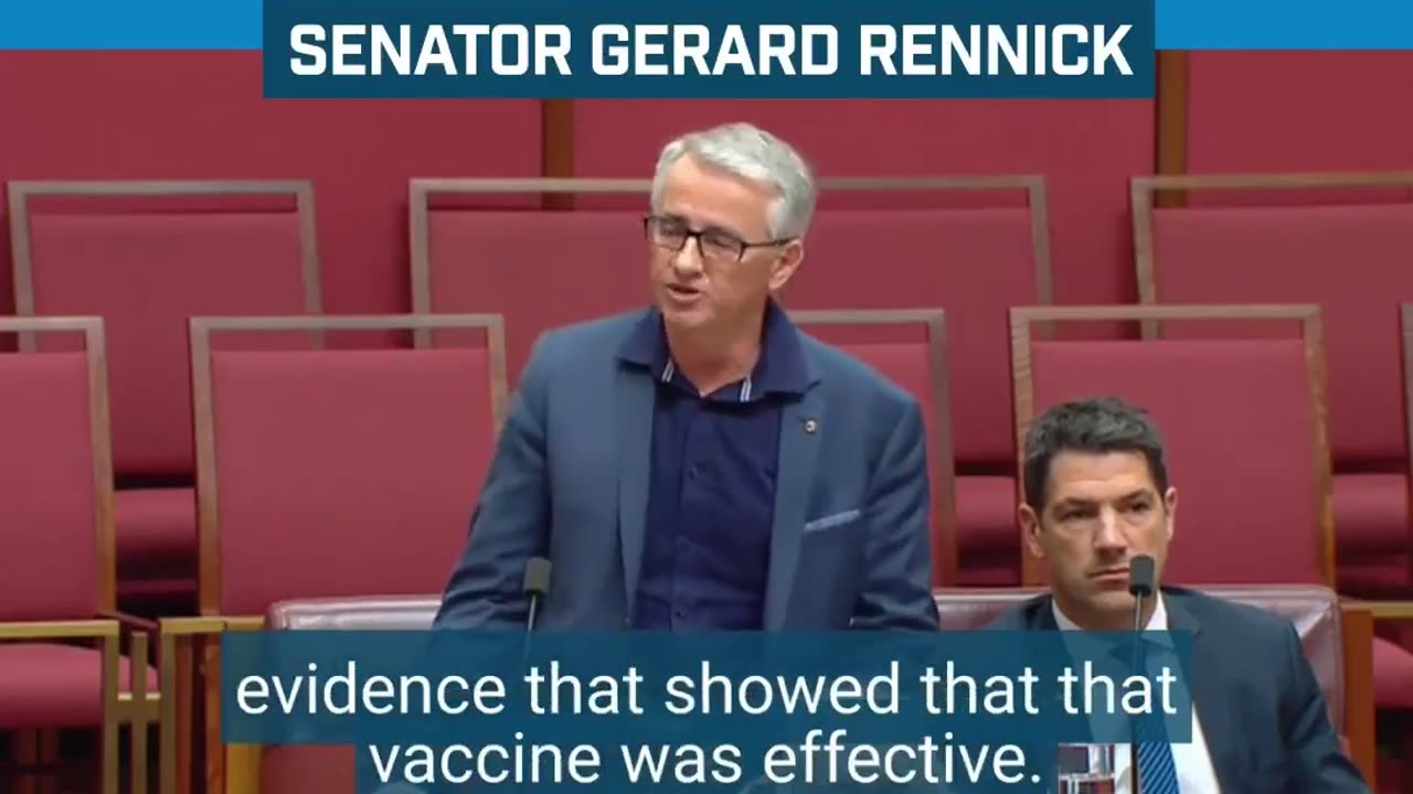 Australian Senator Gerard Rennick: "There has been a lot of