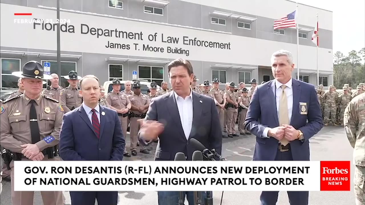 Gov. Ron DeSantis Hammers NGOs Helping Migrants At The Border