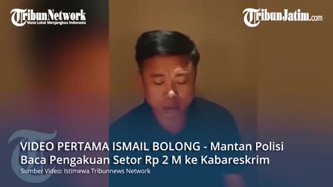 FULL PRIA NGAKU SETOR UANG ke Kabareskrim, Video Pertama Ismail Bolong