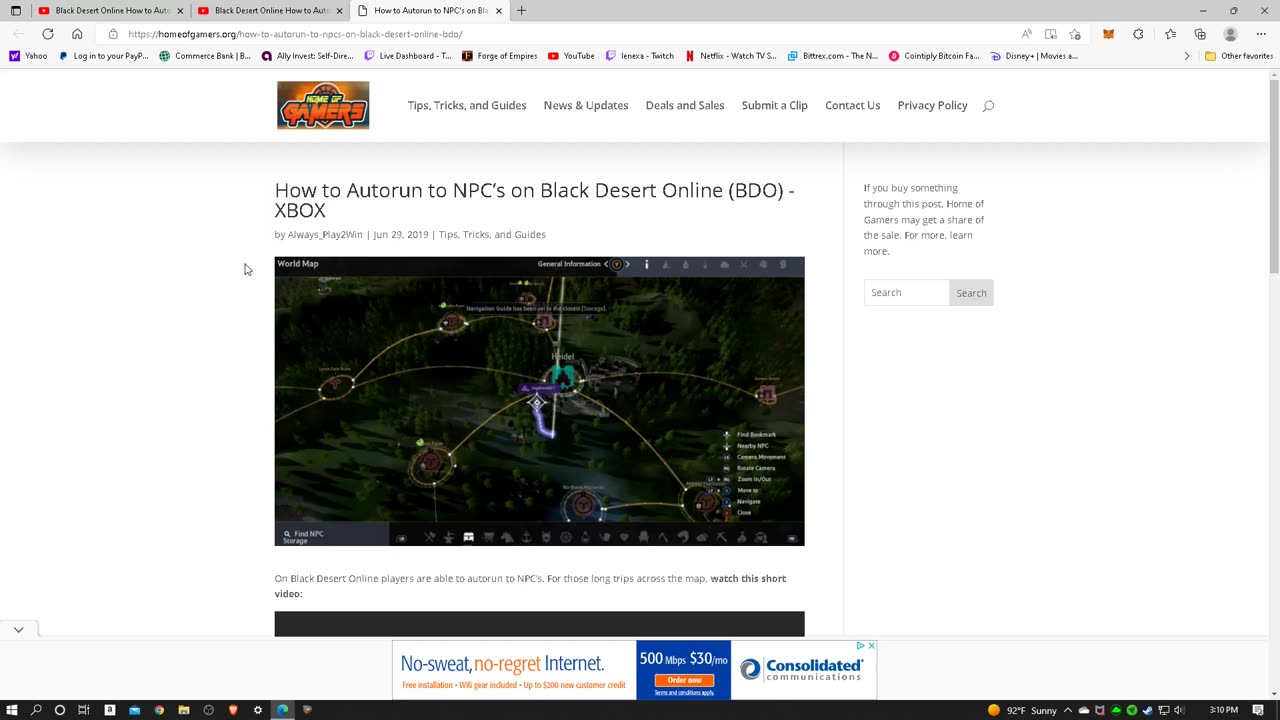 Black Desert Online - How to Autorun on Xbox