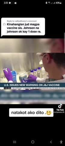 US Issues Warning on Johnson and Johnson Vaccine