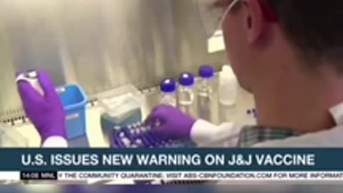 US Issues Warning on Johnson and Johnson Vaccine