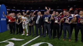 January 1, 2019 - Members of the Good Works Team at the Sugar Bowl