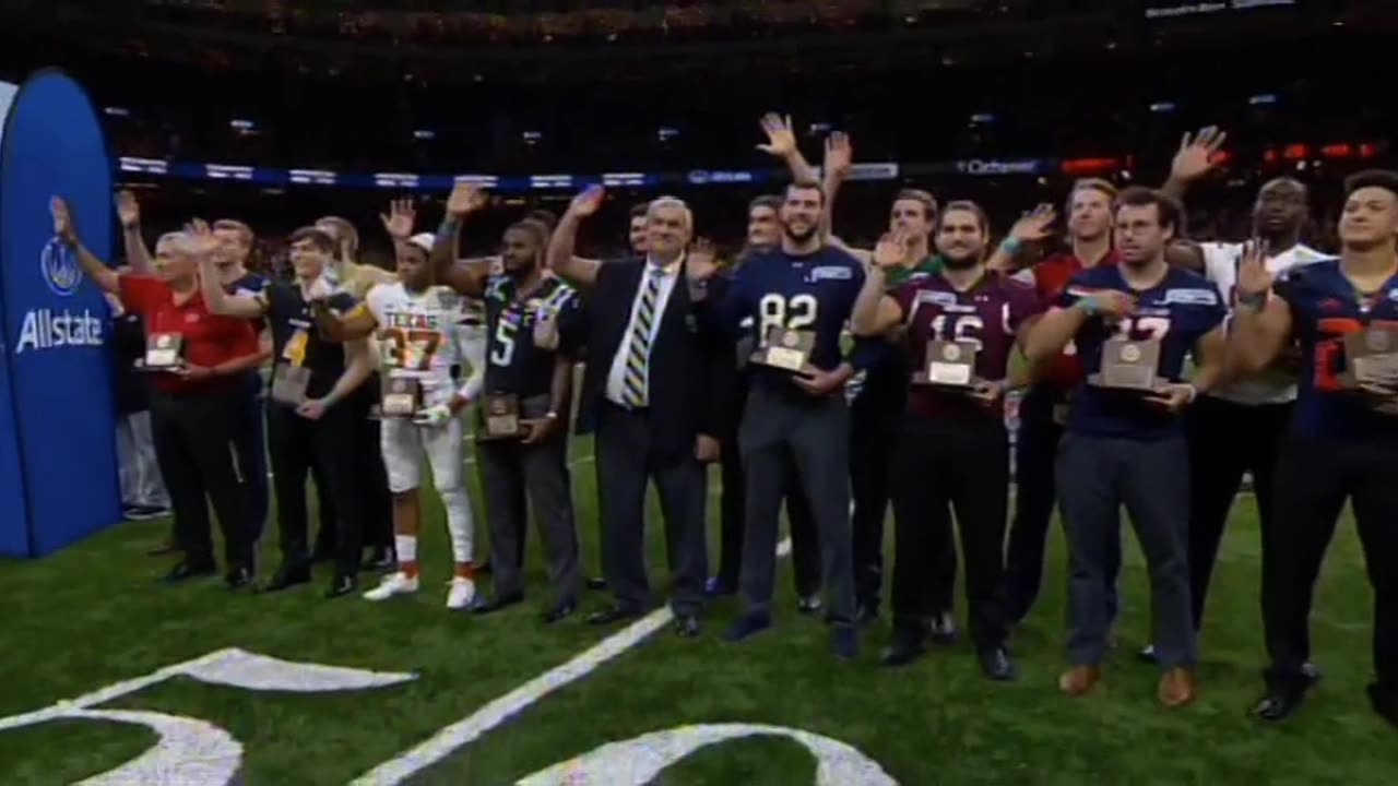 January 1, 2019 - Members of the Good Works Team at the Sugar Bowl