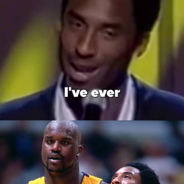 Kobe was a fan of Shaq 🤯...