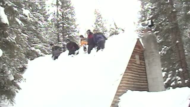 How To Shovel Snow And Go Sledding All At Once