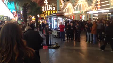 Vegas' Violinist On Fremont