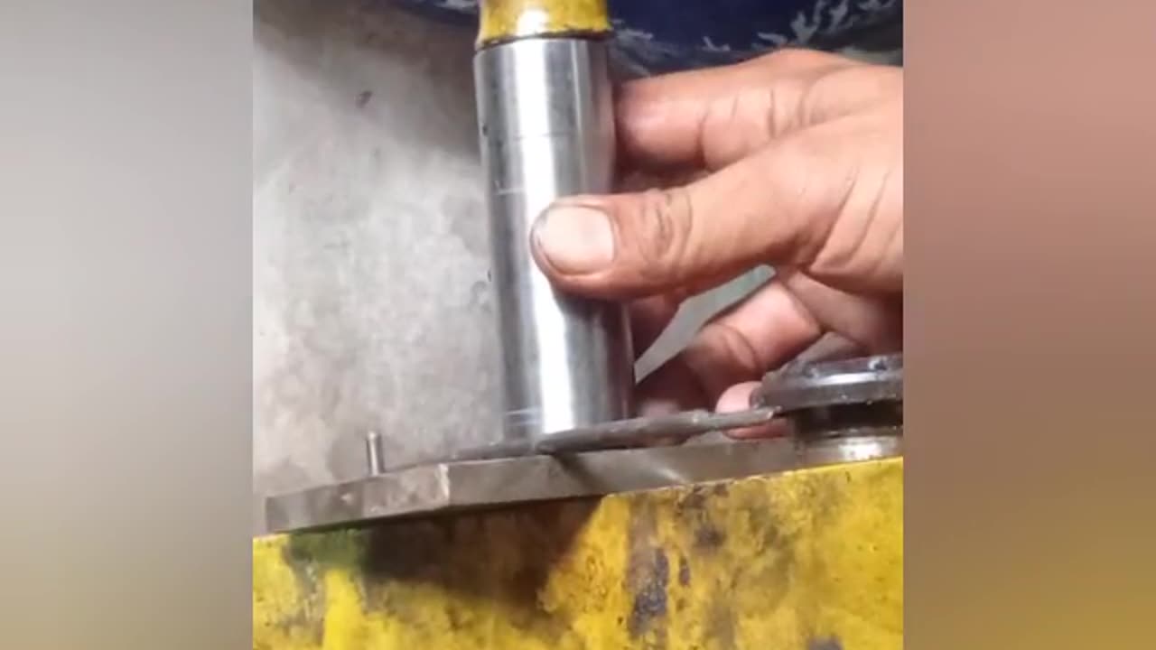 make a tool to straighten the bent valve