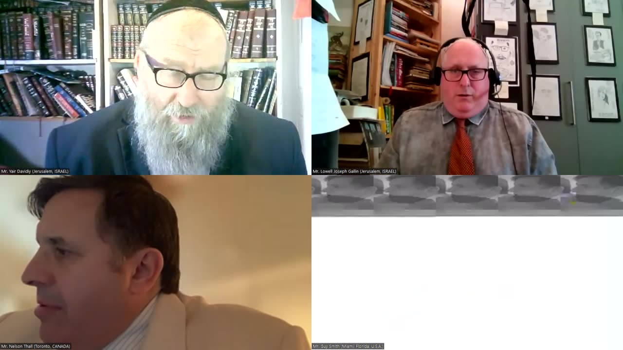 R&B Monthly Seminar: R&B Lost Tribes Fellowship (Episode #17 -- Monday, May 15th, 2023). Chair: Y. Davidiy (ISRAEL). Panelists: J. Buzzell (BRAZIL), K. Corbett (USA), G. Smith (USA), N. Thall (CANADA)