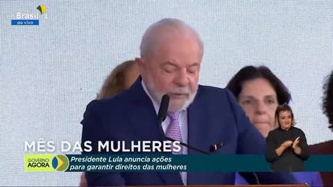 É dever do estado e de toda a sociedade combater as formas de violência contra as mulheres, diz Lula