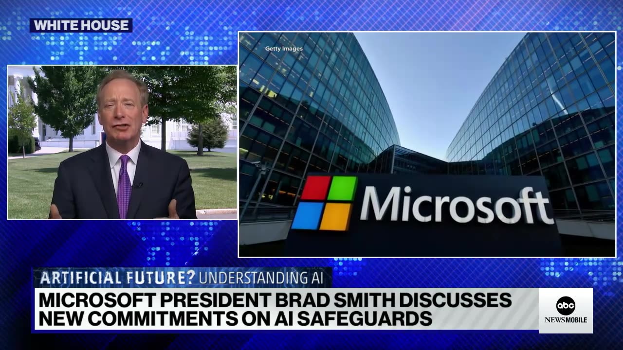 Microsoft president reacts to regulation on AI | ABCNL