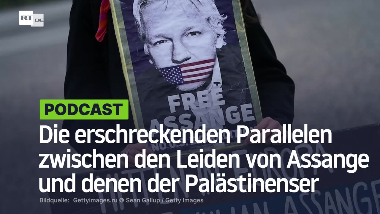 Die erschreckenden Parallelen zwischen den Leiden von Julian Assange und denen der Palästinenser