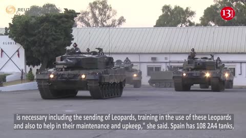 Spain also ready to send Leopard tanks to Ukraine