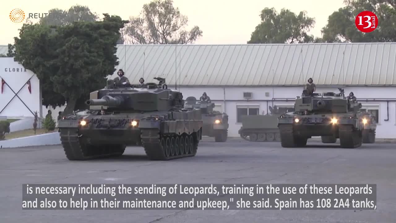 Spain also ready to send Leopard tanks to Ukraine