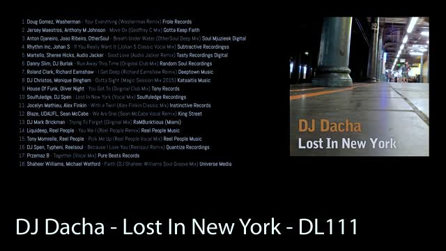 DJ Dacha - Lost In New York - DL111