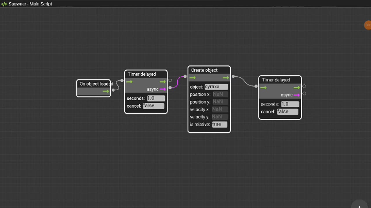 How to make a Endless Run in max2d
