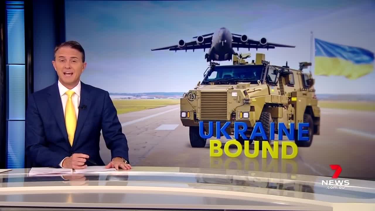 Ukraine Latest_ Australian Bushmasters bound for Europe to aid Ukrainian army _ 7NEWS