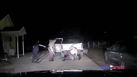 Police Dashcam Shows Take Down Of Man Armed With Rifle