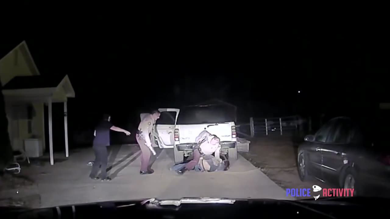 Police Dashcam Shows Take Down Of Man Armed With Rifle