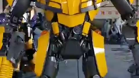 see how to make a Transformers Bumblebee robot