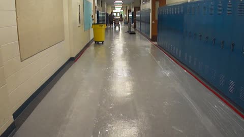 Pro Tect Carpet Film protecting Hospital carpeting