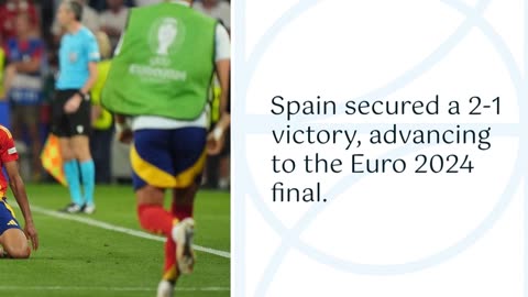 Euro 2024 - Spain 2-1 France