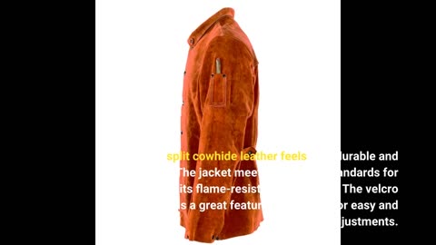 QeeLink Leather Welding Work #Jacket Flame-Resistant Heavy Duty-Overview