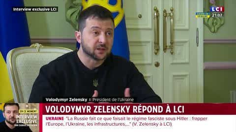 Q18/29 Zelensky interviewed by Rochebin 16 Dec 2022: Zelensky on being disrespected by Putin