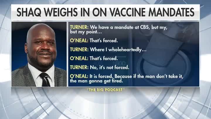 Shaq with Facts on the Vax