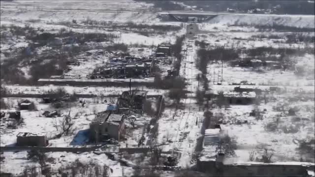 Russian Attack Ukraine -Drone footage