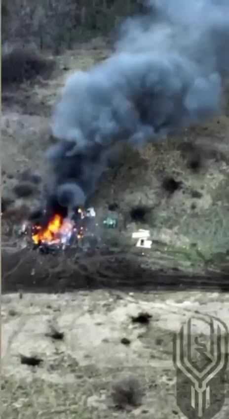 Russians Flee As Ammo Dump Lights Up