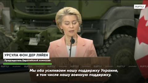 Van der Leyen: Kanada bildet seit 2015 Ukrainische Kämpfer aus!!