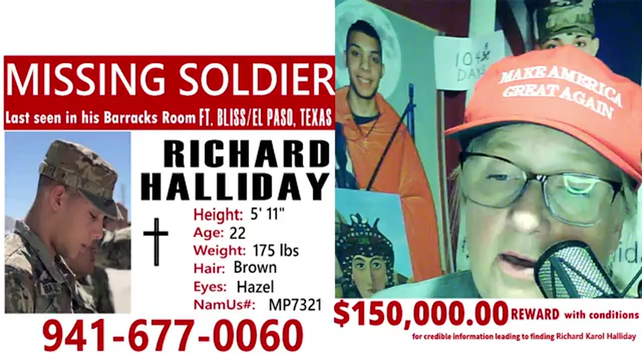 Day 1055 - Find Richard Halliday - MAGA