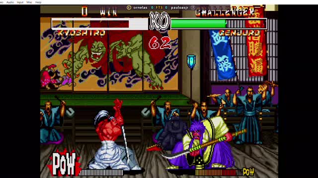 Samurai Shodown 2 Kyoshiro x Genjuro