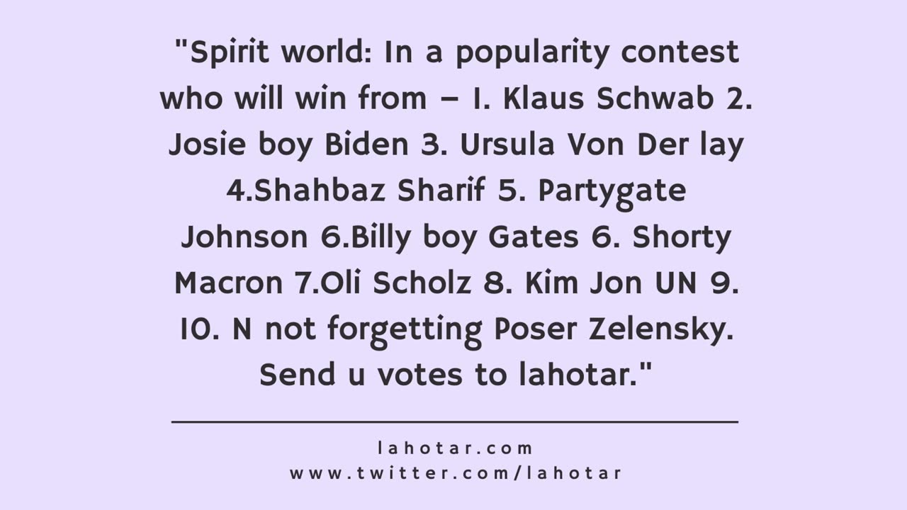 Lahotar Quote - 11 May 2023 (1 of 3)