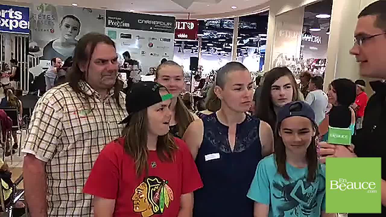 Défi têtes rasées Leucan Saint-Georges 2017