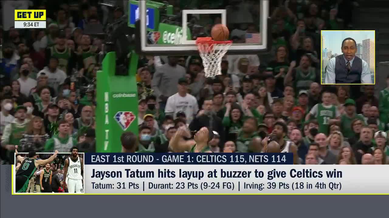 Stephen A. reacts to Celtics vs. Nets Game 1 👀 'Kyrie Irving was absolutely outstanding!' | Get Up