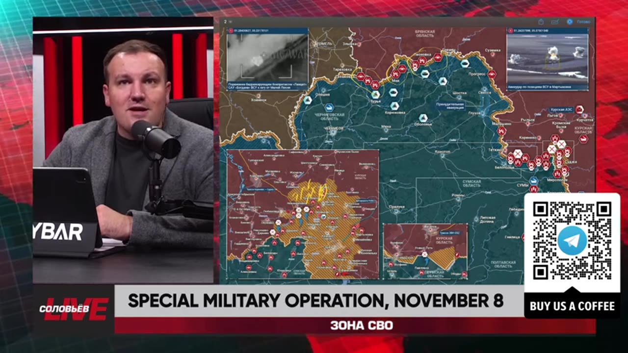 ►🇷🇺🇺🇦🚨❗️⚡️ Rybar Review of the Special Military Operation on Nov.8 2024