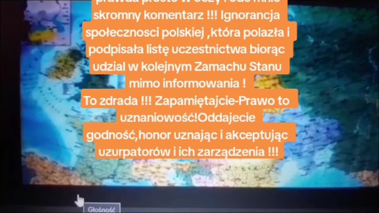 Fragment filmu dok. o globalizmie, o naszej Ojczyźnie i mój komentarz 16.10.2023 r.