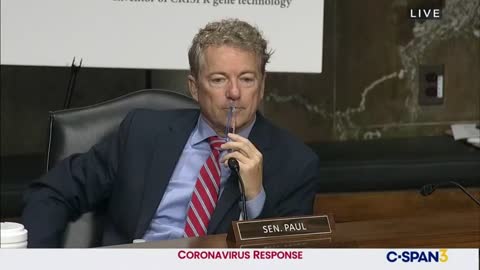 Rand Paul talks with Dr. Fauci