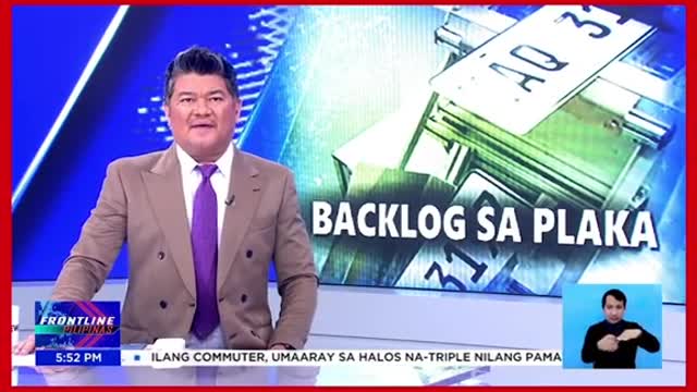 LTO, puspusan ang paggawa ng plaka para mapunan ang kanilang backlog
