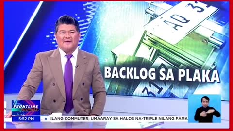 LTO, puspusan ang paggawa ng plaka para mapunan ang kanilang backlog
