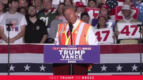 President Trump - Why I left the vest on 🤣