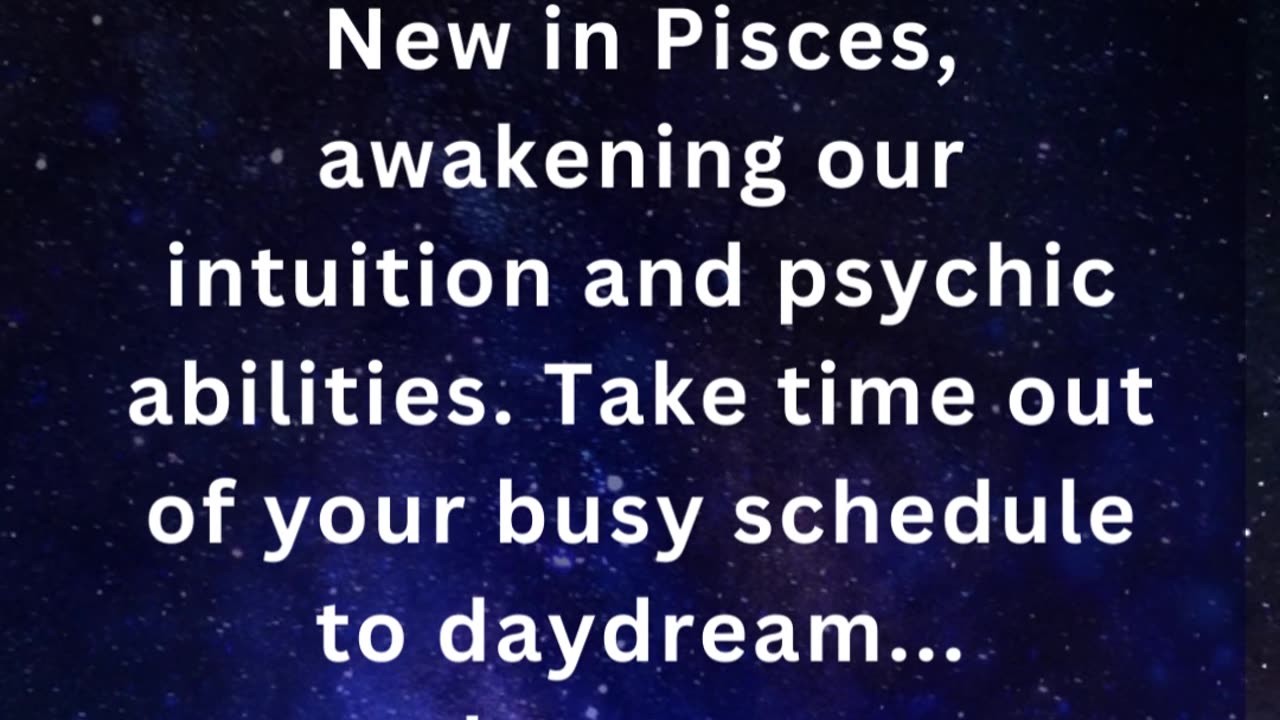 New Moon in Pisces