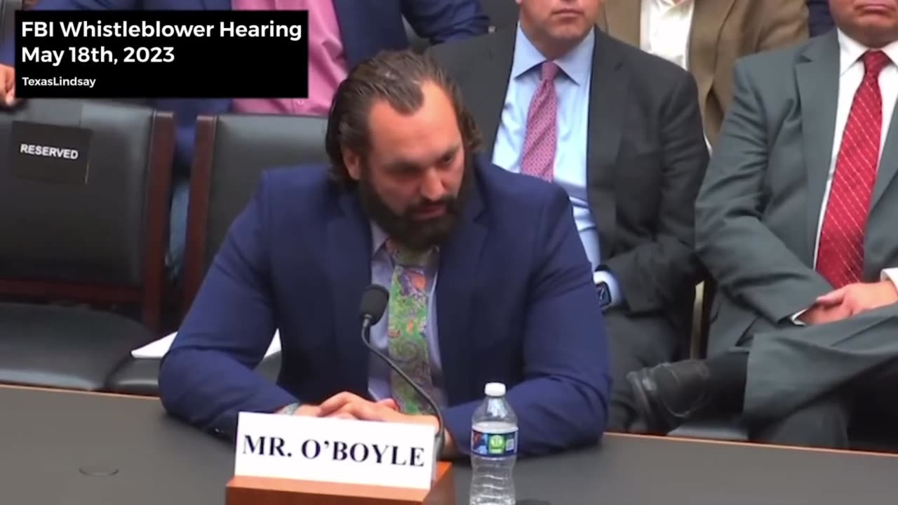 F.B.I. Whistleblower, Garrett O’Boyle just ended today’s hearing