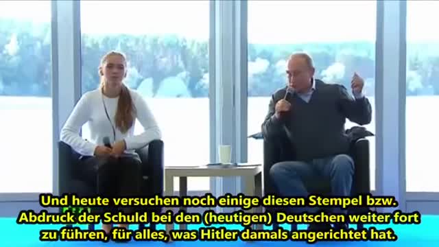 Putin: Die Deutschen sind am 2ten und 1ten Weltkieg nicht schuld