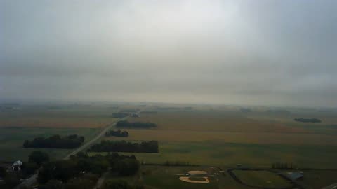 Sunday drone view of weather