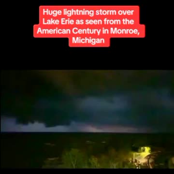 Plasma arc lightning Geomagnetic Storm Holy War Lake Michigan 25August2023